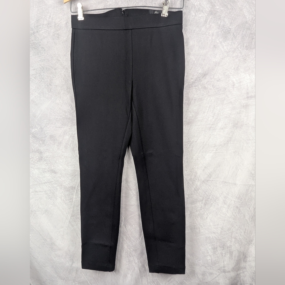 J.Crew Any Day Medium Petite Black Dress Pants Zipper In Back